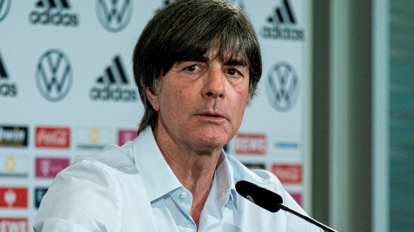 Jogi Löw während der Vorstellung des Kaders für die EM 2021