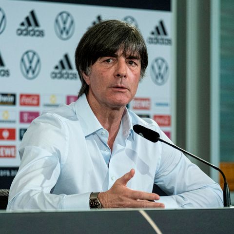 Jogi Löw während der Vorstellung des Kaders für die EM 2021