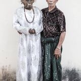 Yohannis mit seiner zwei Jahre zuvor verstorbenen Frau Martha. Die beiden waren 50 Jahre verheiratet und haben 13 Kinder.