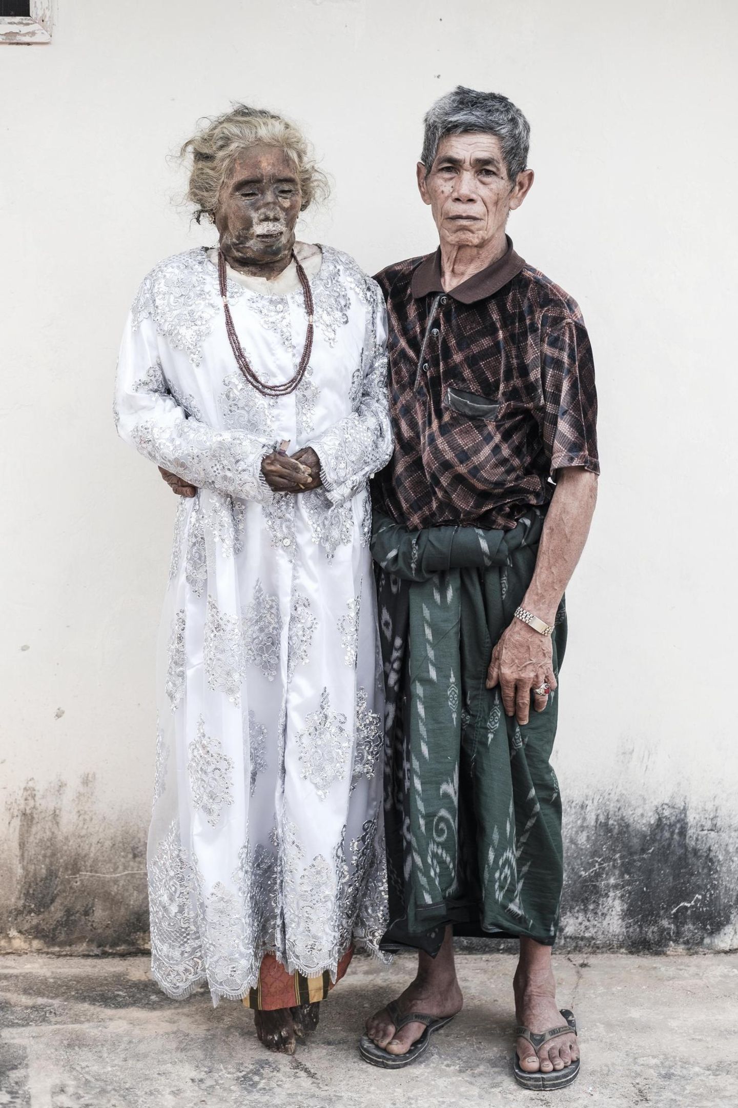 Yohannis mit seiner zwei Jahre zuvor verstorbenen Frau Martha. Die beiden waren 50 Jahre verheiratet und haben 13 Kinder.