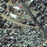 Satellitenaufnahme aus dem Gaza-Streifen