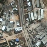 Satellitenaufnahme aus dem Gaza-Streifen.