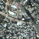 Satellitenaufnahme aus dem Gaza-Streifen