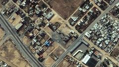 Satellitenaufnahme aus dem Gaza-Streifen