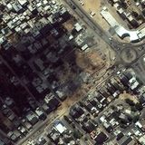 Satellitenaufnahme aus dem Gaza-Streifen