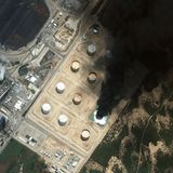 Satellitenaufnahme aus dem Gaza-Streifen