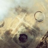 Satellitenaufnahme aus dem Gaza-Streifen