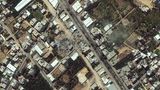 Satellitenaufnahme aus dem Gaza-Streifen