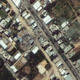 Satellitenaufnahme aus dem Gaza-Streifen