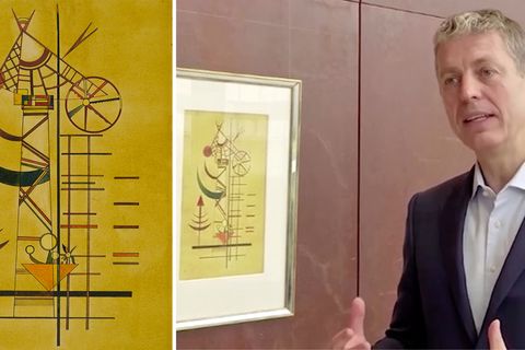 Russischer Künstler: Dieses Kandinsky-Werk galt 70 Jahre als verschollen – jetzt kommt es unter den Hammer