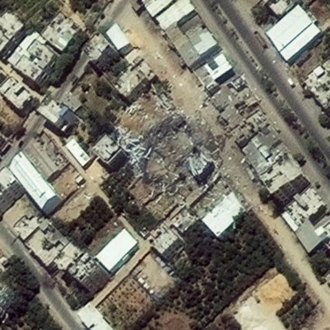 Satellitenaufnahmen aus dem Gaza-Streifen