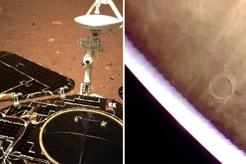 "Zhurong": Chinesische Mars-Sonde sendet erste Videos vom roten Planeten