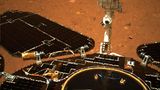 Mars - Zhurong Solarpanel und Instrumente