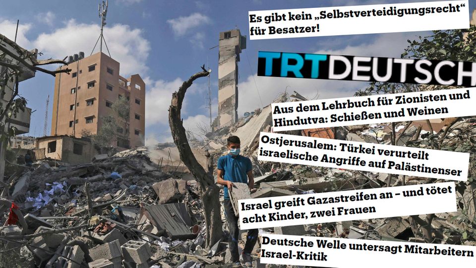 Schlagzeilen von "TRT Deutsch" zum Nahostkonflikt