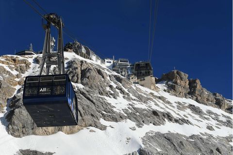 Kabine der Zugspitzbahn
