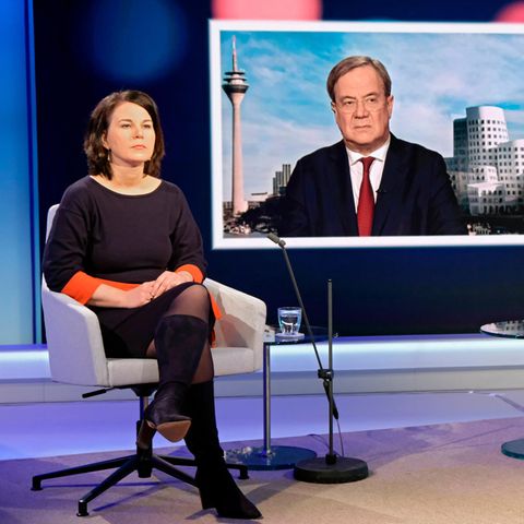 Annalena Baerbock, Olaf Scholz, Armin Laschet