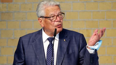 Joachim Gauck fordert Toleranz gegenüber Querdenkern und Impfgegnern