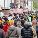 ... wurde es in Fußgängerzone von Westerland zeitweise durchaus voller.