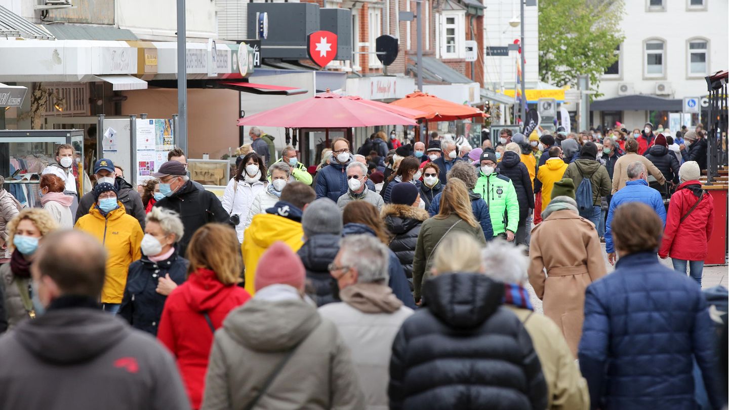 ... wurde es in Fußgängerzone von Westerland zeitweise durchaus voller.