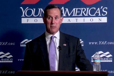 Rick Santorum beim Event der Young America's Foundation