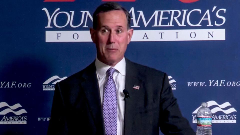 Rick Santorum beim Event der Young America's Foundation