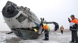 Am 14. Februar 2008: Beim Start am Flughafen der armenischen Haupstadt Jerewan kam eine Canadair CRJ100 von Belavia von der Piste ab und überschlug sich. 18 Passagiere und 3 Crewmitglieder wurden zum Teil schwer verletzt.
