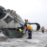 Am 14. Februar 2008: Beim Start am Flughafen der armenischen Haupstadt Jerewan kam eine Canadair CRJ100 von Belavia von der Piste ab und überschlug sich. 18 Passagiere und 3 Crewmitglieder wurden zum Teil schwer verletzt.