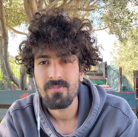 Milad Ebrahimi, 22, beim stern-Interview auf Lesbos Ende April