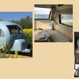 Barefoot: Ein Caravan zum Knuddeln  Der Mini Cooper wurde zur Autoikone und ist fast so etwas wie ein Botschafter für britisches Design. Vielleicht wird das der knuddelige Barefoot auch einmal. Und wie der alte Mini ist auch der kleine Wohnwagen eine Neuauflage des Barefoot von 1950. Ein echter Klassiker also. Innen wirkt der kleine Brite wie die Handtasche von Hermine Granger: Er ist weitaus geräumiger als es von Außen den Anschein hat. Die Einrichtung ist durchdacht und verspielt zugleich, ein echtes Raumwunder. Perfekt für das verlängerte romantische Wochenende  zu zweit.