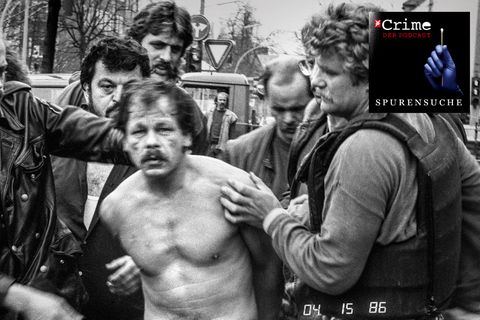 Werner "Mucki" Pinzner, auch bekannt als "St. Pauli-Killer", wird abgeführt