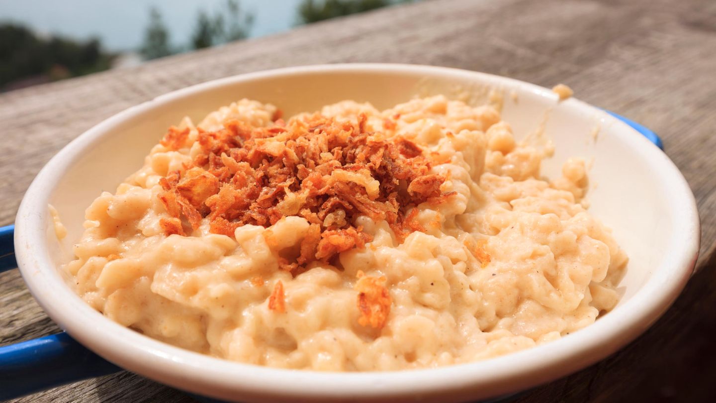 Kässpätzle mit Röstzwiebeln