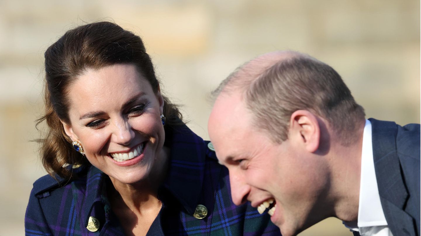 Herzogin Catherine und Prinz William genießen ihre Zeit zusammen in Schottland.