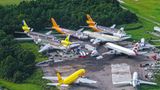 Orlando Stanford in Florida  Anders als im trockenen Südwesten der USA herrscht in Florida feucht-heißes Klima, das den Flugzeugen zusetzt. Die Rümpfe der Frachtflugzeuge südamerikanischer Airlines verrotten bereits.