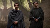 Es hat nichts Gutes zu bedeuten,  wenn Augustus (r.) und sein Freund Agrippa (l.) vor der Tür stehen.