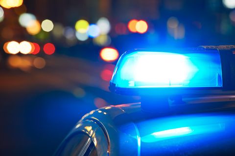 Ein Blaulicht der Polizei