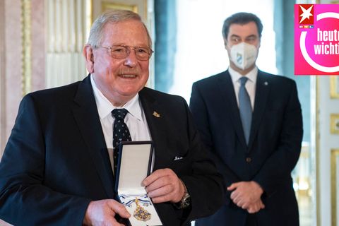 Reinhard Genzel, deutscher Physiker, mit dem Maximiliansorden