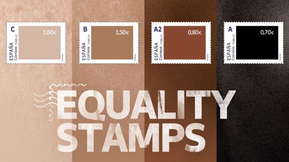 Das Briefmarkenset "Equality Stamps"