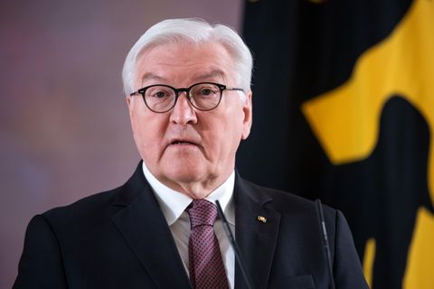 Bundespräsident Frank-Walter Steinmeier erklärt im Schloss Bellevue, dass er für eine zweiten Amtszeit bereit steht