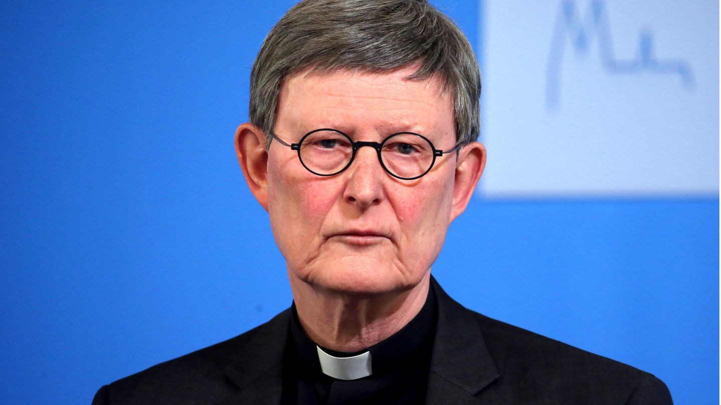 Kardinal Rainer Marika Woelki blickt ernst