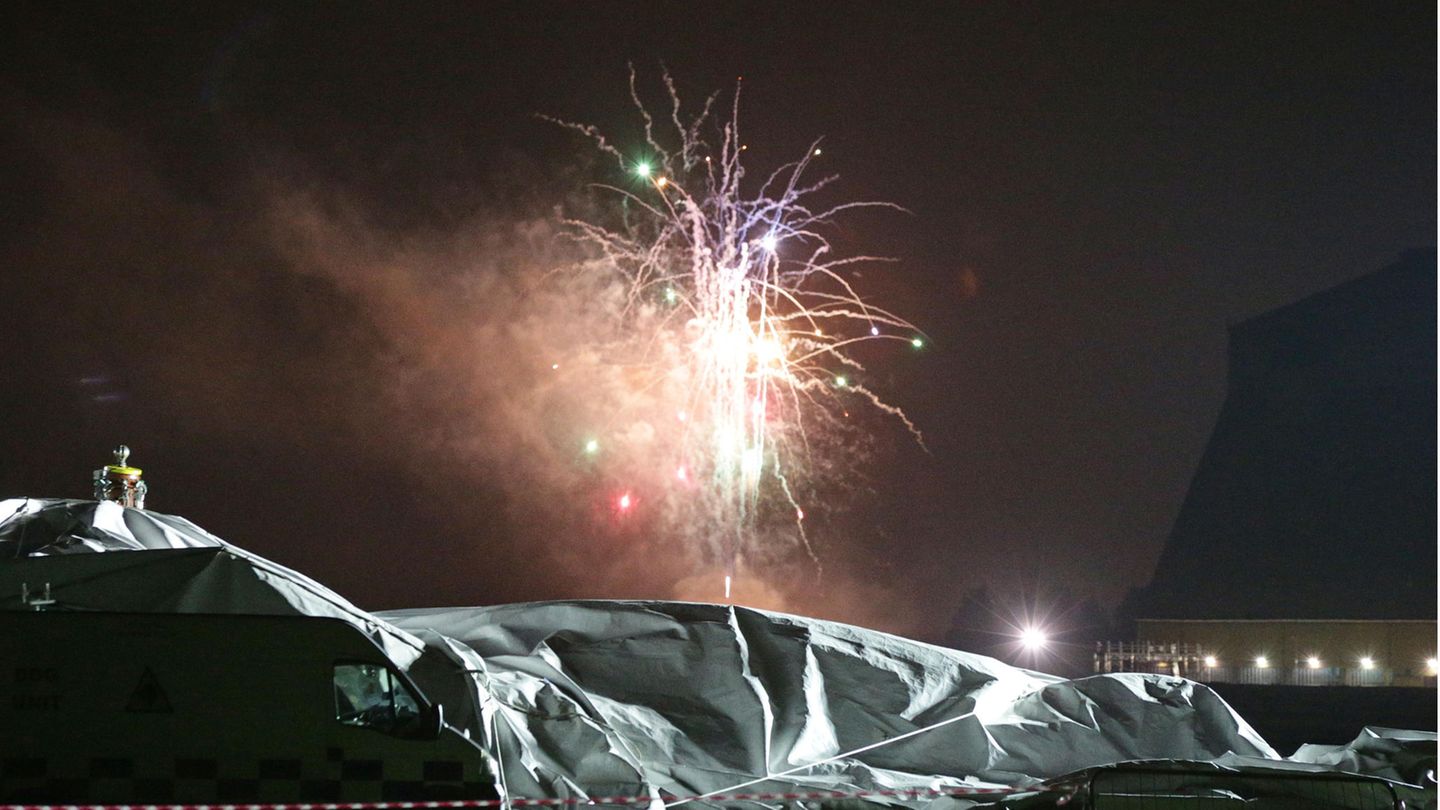 Nach einer Notlandung 2016 wurde das Helium abgelassen und die Hülle sackte zusammen. 