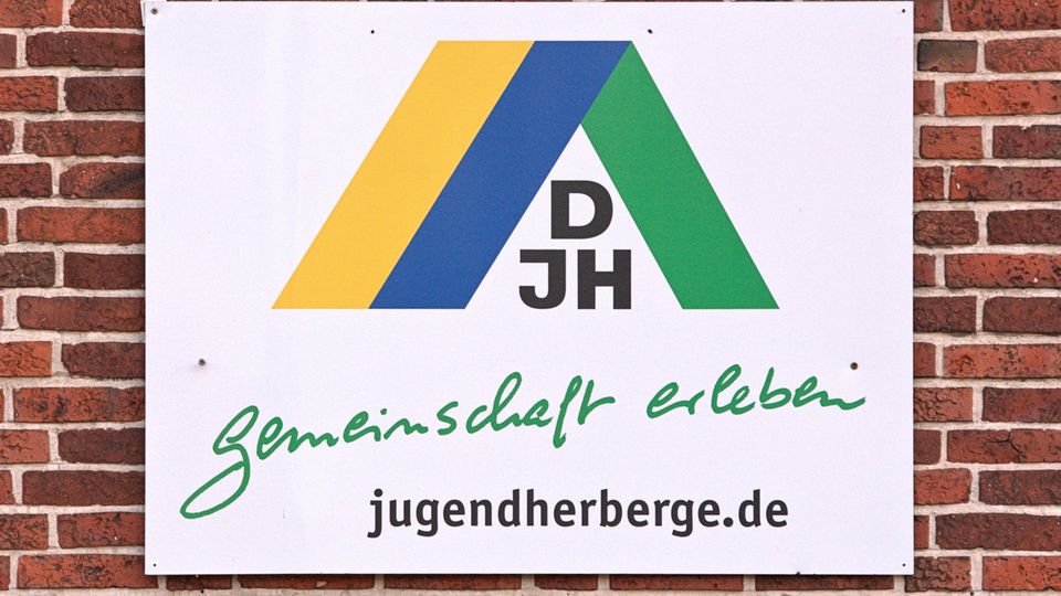 Das Logo des Deutschen Jugendherbergswerks (DJH)