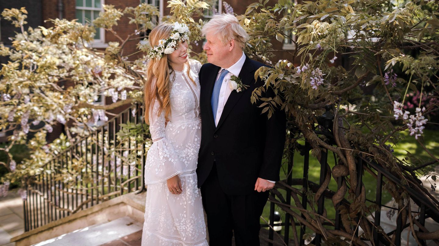 Das offizielle Hochzeitsfoto von Carrie Symonds und Boris Johnson