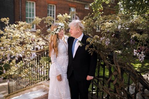 Das offizielle Hochzeitsfoto von Carrie Symonds und Boris Johnson