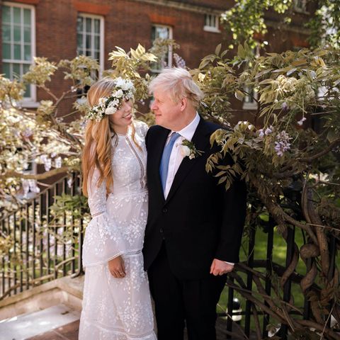 Das offizielle Hochzeitsfoto von Carrie Symonds und Boris Johnson