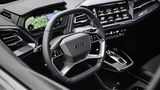 Abholung: Das Interieur ähnelt den Audis mit Verbrennungsmotor