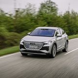 Der Audi Q4 e-tron Sportback 50 quattro verbraucht im Schnitt 20,9 kWh