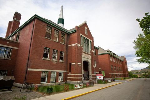 Die ehemalige Kamloops Indian Residential School.