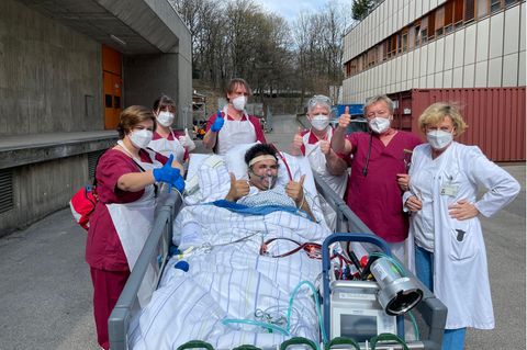 Corona-Patient nach 71 Tagen Beatmung entlassen
