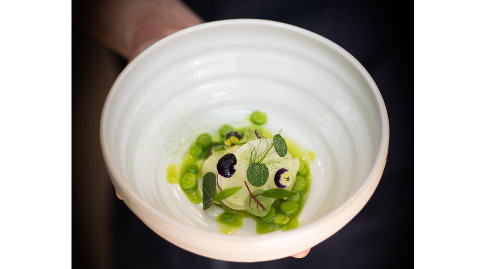 Kohlrabi-Gericht des "Tian"