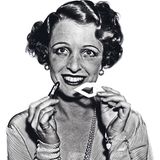 Die Lippenstift-Schablone